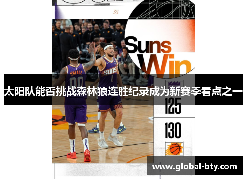 太阳队能否挑战森林狼连胜纪录成为新赛季看点之一